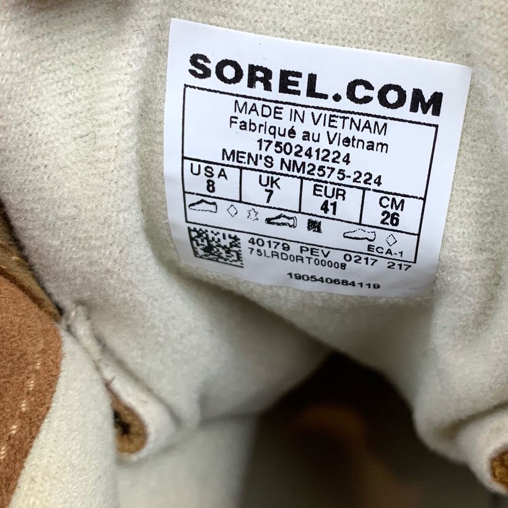 Sorel Cheyanne II Waterproof Lace Rain Snow Winter Boots  Men’s 8 NEW - Picture 9 of 11